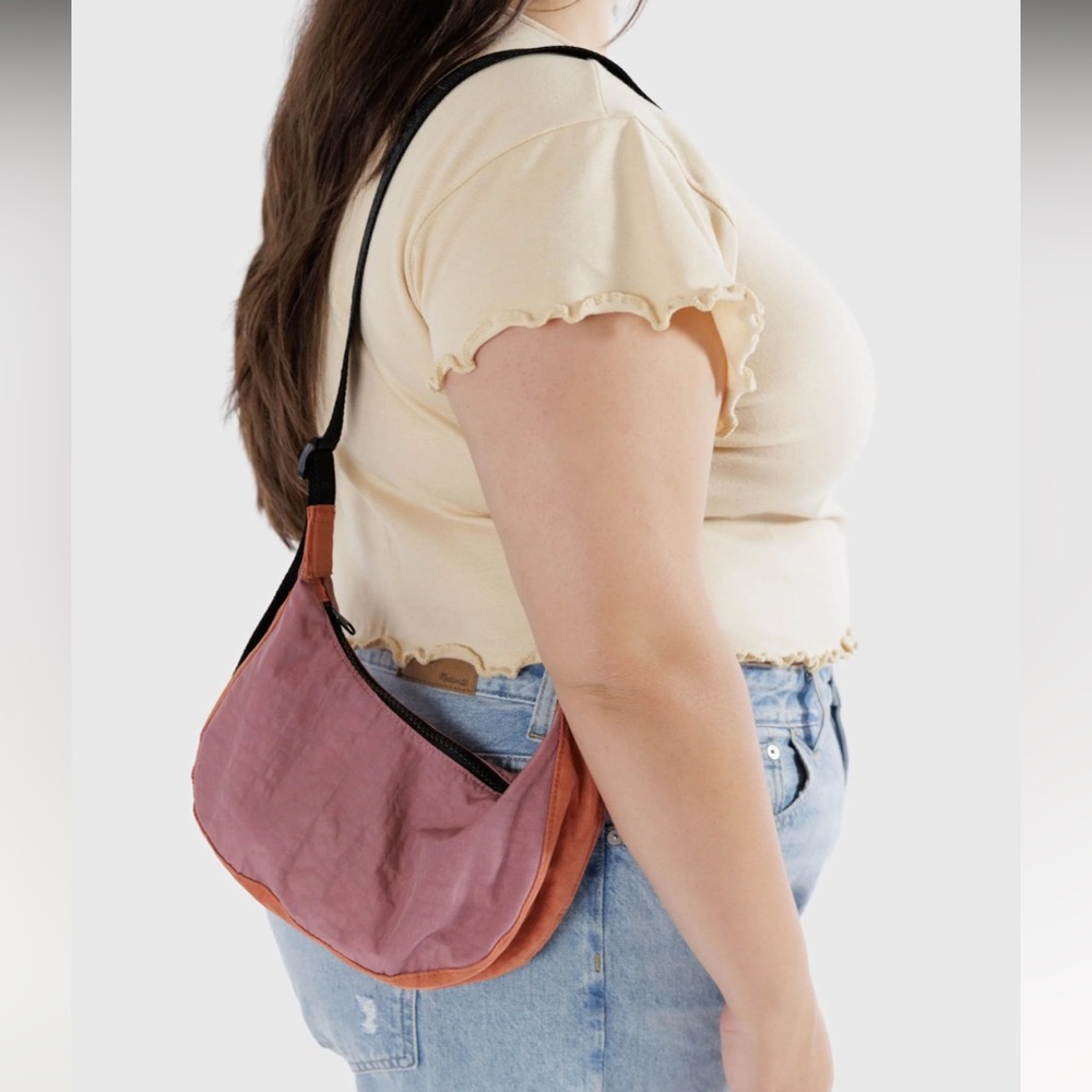 Deadstock Baggu Small Nylon Crescent Bag
